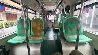 Voyage dans un heuliezbus gx 127 du bus 580 TIGR ratp direction Laplace via Villejuif Louis Aragon 