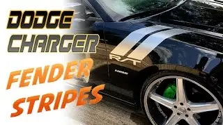 Dodge Charger RT Fender vinyl Stripes decals