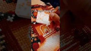 Diamond Art💎 #art #artwork #diamondart #cozy #hobby #christmas #painting #craft #colorful #interior