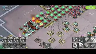 Attacking Operation Stronghold [High Five] with 4 Scorchers and 32 LazerRangers | Boom Beach