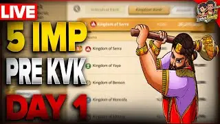 5 Imperium Pre KvK Day 1 Standing + Sargon Wheel
