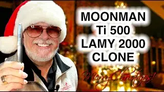 Распаковка и обзор титанового поршневого наполнителя Lamy 2000 от MaJohn Moonman Ti500
