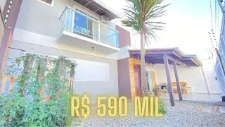 CASA MOBILIADA COM 03 QUARTOS. EM BARRA VELHA SC