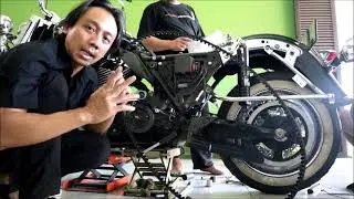 Pengantian V belt dan bunyi desisan pada harley davidson