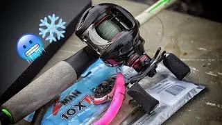 WINTER FISHING GRIND in the Jon boat (Free lure find)