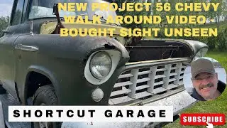 1956 CHEVY SHORTBOX FACEBOOK FIND - WALK AROUND THIS &ldquo;BOUGHT SIGHT UNSEEN&rdquo; GOOD BUY OR GOODBYE?!