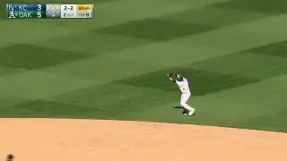 KC@OAK: Madson gets Moose to pop out for the save