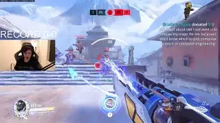 SUPER INSANE WINSTON + REINHARDT GAMEPLAY OVERWATCH SEASON 33 TOP 500