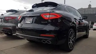 2019 Maserati Levante GTS AWD 3.8L V8 Twin-Turbo 550HP - Engine Revving, Exhaust Sound