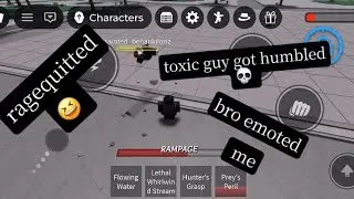Playing tsb , in public server ,Toxic guy got humbled 💀 slammed him 2 times (mobile (not tab))