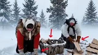 Two Widows Survive Alone at -71&deg;C in Siberian Wilderness Fighting Wolves Every Day