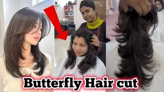 Butterfly Haircut Full Tutorial Step by Step | Butterfly Hair Cut at Home | Layred Haircut Technique