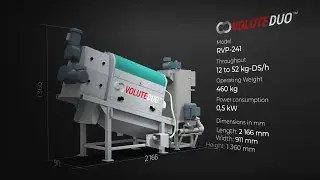 AMCON's Twin Screws Sludge Dewatering Press is Suitable for Nearly Any Type of Application