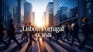 Lisbon Modern District Walk 4K &ndash; Clean Architecture & Urban Soundscape