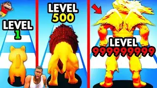 Upgrading $1 cat into $985,273,854 GOLD CAT in CAT EVOLUTION | CHOP