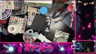 Venturing into painting and watercolor :) IRL ART TIME, NEW SETUP
