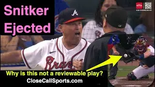 E234 - Brian Snitker Ejected After Missed Foul Ball Call, Discussion with Dan Bellino's Crew