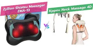 Zyllion против KppeX: 3D против 4D массажеров для шеи 💆&zwj;♀️ Обзор подушки для шиацу