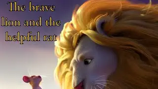The brave lion and the helpful rat .kidscartoon
