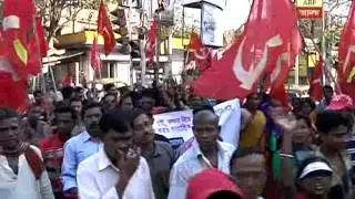 CPM rally at shahid minar maidan