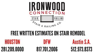 Get a Free Stair Remodel Estimate &ndash; Houston, DFW, & Austin - Ironwood Connection Stair & Railing