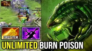 WTF 1st ITEM Radiance Unlimited Poison Solo Mid Viper Godlike 100% Hard Counter Anyone Dota 2