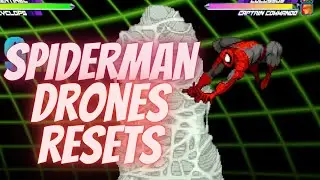 MvC2 - Spiderman Double Action + Drones