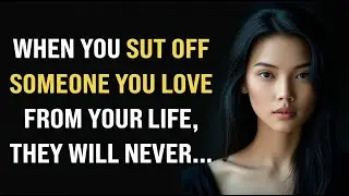 WHEN YOU SUT OFF SOMEONE YOU LOVE FROM YOUR LIFE, THEY WILL NEVER.।@StoicMindFactory