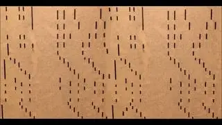 Very rare phenomenon occurs on this Player Piano roll