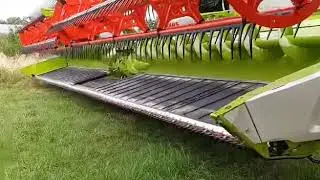 Claas Convio Flex being PDI&rsquo;d