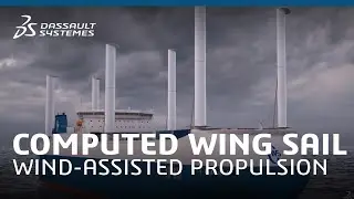 Computed Wing Sail - Wind-assisted propulsion | Dassault Syst&egrave;mes