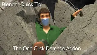Blender Quick Tip: One Click Damage Addon
