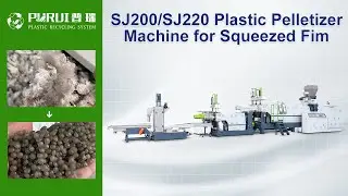 SJ200/SJ220 Plastic Pelletizer Machine for Squeezed Fim, Plastic Pelletizing Line - Purui Machinery