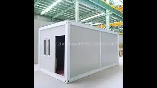 Simple Container House with a Bathroom and Toilet
