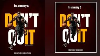 Easy Poster Design in Photoshop for Beginners l Creative Poster Design in Photoshop