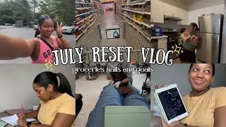 Vlog: July Reset | Content Planning, Nail Shop, & Getting My Life Together 🩷