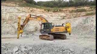 PD300 Rock Drill Attachment for Excavator