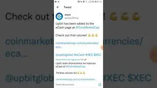 Upbit has been added to the eCash page at  that volume! XEC 💪💪💪 To The Moon Ecash XEC