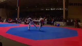 Taekwondo WTF. Чемпионат России 2017. 17.11.2017 Поединки 1-го корта.
