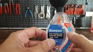 Testing Gunson´s Anti-freeze and Coolant Tester