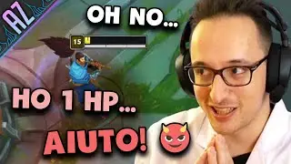 YASUO E LA TATTICA DELL'1 HP - AZ PENTAKILL CHALLENGE
