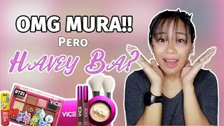 VICE COSMETICS X BT21 SELECTED ITEMS| FIRST IMPRESSIONS + SWATCHES| REVIEW | Marlene Sedilla (MLS)