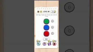 Klik hijau 3 kali biru 10 kali dan merah 5 kali brain test level 187