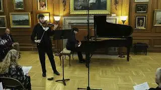 Nathan Meltzer, violin - Johannes Brahms - Violin Sonata No. 2 in A Major, Op. 100