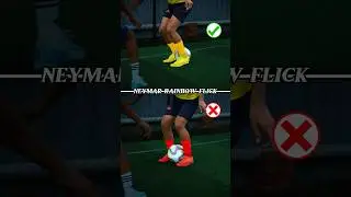 Learn NEYMAR RAINBOW FLICK ⚽️.#football #footballskills #soccer #neymarskills #shorts