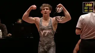 149lbs Caleb Henson (Virginia Tech) vs Michael Cetta (Rutgers)