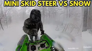 Why You Need a Mini Skid Steer on a Snowy Day