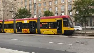Tramwaj warszawski linia 9 Gr&oacute;jecka Warszawa