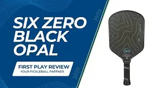 Black Opal Pickleball Paddle Unboxing & First Play Review | Advanced Open Play Gameplay
