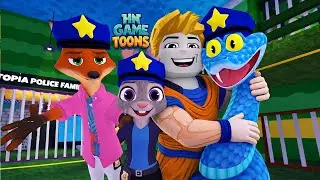 🐍 Zootopia Police Snake Hug Adventure &ndash; Roblox Funny Moments@hngametoonsofficial23 